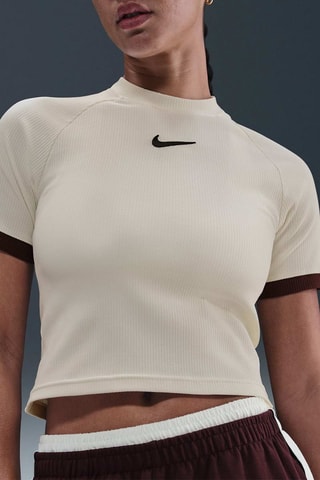 T-shirt cropped - Blanc