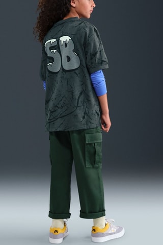 Maillot de skate Nike SB - Vert foncé