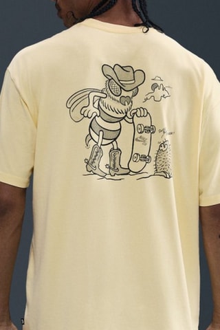 T-shirt ample de skate SB Max90 - Jaune