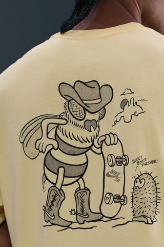 T-shirt ample de skate SB Max90 - Jaune