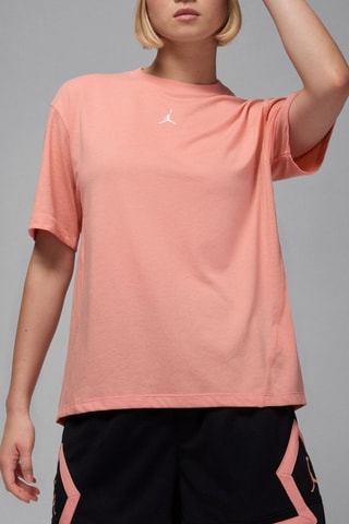 T-shirt de basketball Jordan sport - Corail