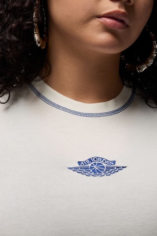 T-shirt cropped Rare Air - Blanc