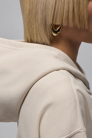 Sweat polaire à capuche Jordan Brooklyn - Beige