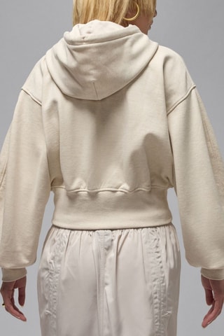 Sweat polaire à capuche Jordan Flight - Beige