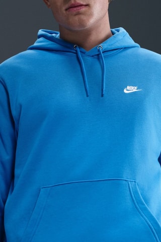 Sweat à capuche Nike Club - Bleu roi