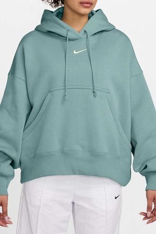 Sweat à capuche Phoenix Fleece - Vert sauge et blanc