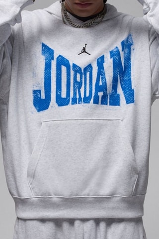 Sweat à capuche - Gris clair chiné