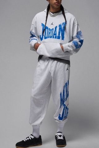 Sweat à capuche - Gris clair chiné