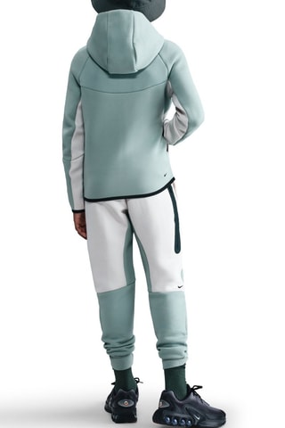 Sweat polaire à capuche Nike Sportswear Tech - Vert d’eau