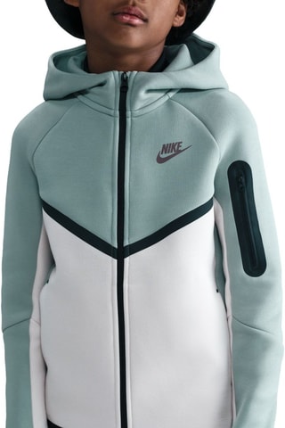 Sweat polaire à capuche Nike Sportswear Tech - Vert d’eau