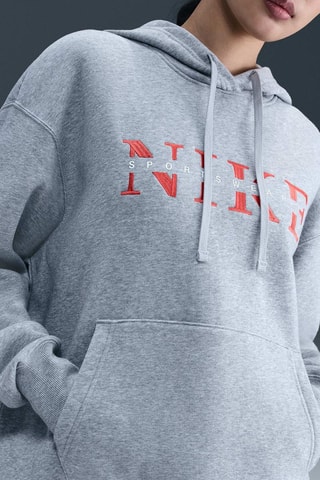 Sweat polaire à capuche Phoenix - Gris clair chiné