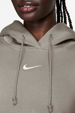 Sweat à capuche Phoenix Fleece - Taupe et blanc