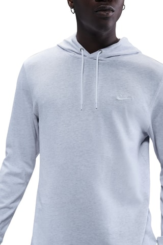Sweat à capuche Sportswear Club - Gris clair chiné