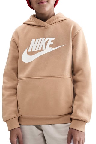 Sweat polaire à capuche Sportswear Club - Beige