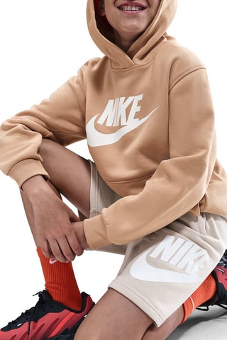 Sweat polaire à capuche Sportswear Club - Beige