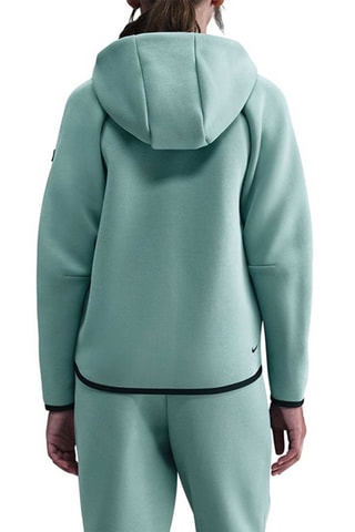 Sweat polaire à capuche - Vert d’eau