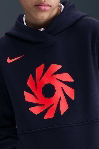 Sweat à capuche Erling Haaland - Bleu marine