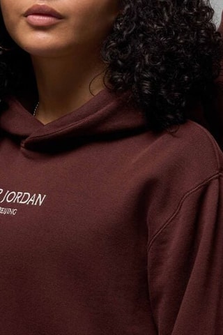 Sweat polaire à capuche - Marron