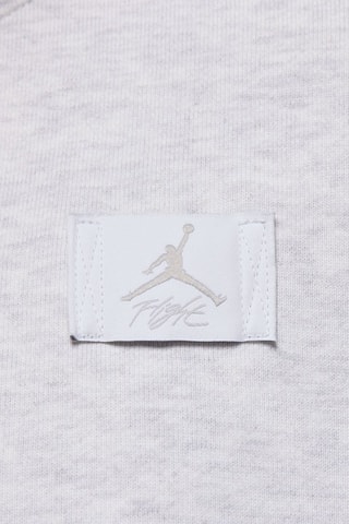 Sweat court polaire - Gris clair chiné