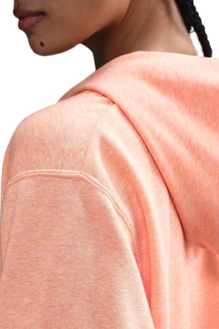 Sweat polaire à capuche Chill Terry - Saumon