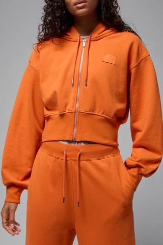 Sweat polaire à capuche Jordan Flight - Orange