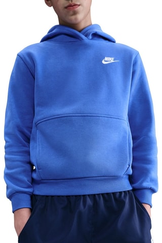 Sweat polaire à capuche Sportswear Club - Bleu cobalt