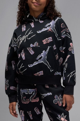 Sweat polaire à capuche 22 Throwback - Noir