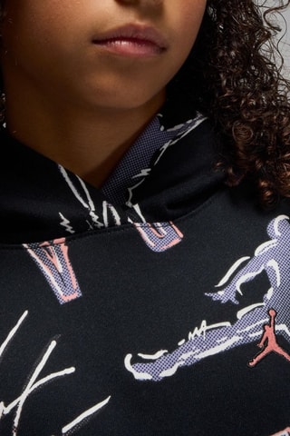 Sweat polaire à capuche 22 Throwback - Noir