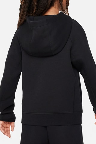 Sweat polaire à capuche - Noir