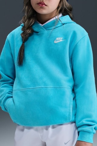 Sweat polaire à capuche - Ciel