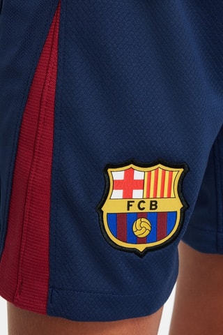 Short de football FC Barcelone - Bleu marine et rouge