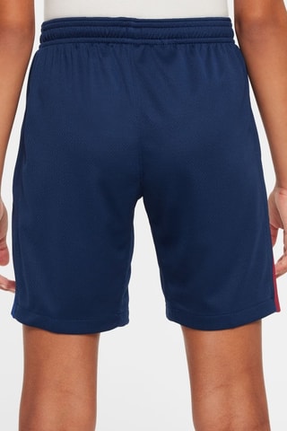 Short de football FC Barcelone - Bleu marine et rouge