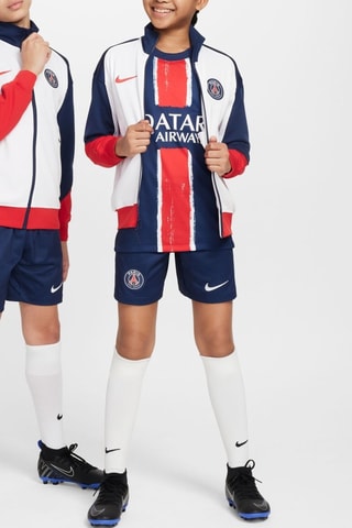 Short de football Paris Saint-Germain - Bleu marine et blanc