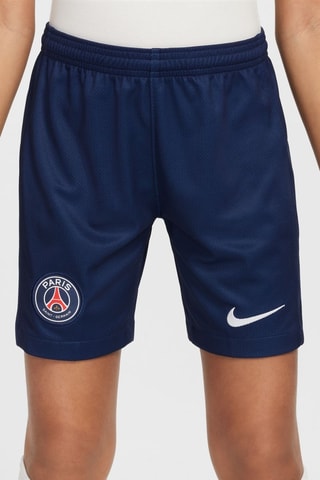 Short de football Paris Saint-Germain - Bleu marine et blanc