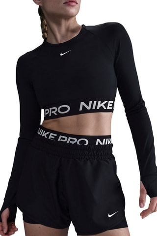 Short 2-en-1 taille haute - Noir - Nike