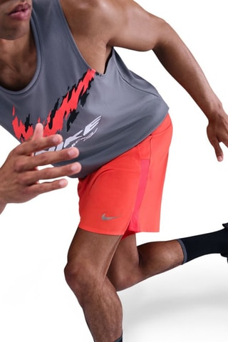 Short de running Challenger - Rouge