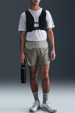 Short de running Second Sunrise - Kaki