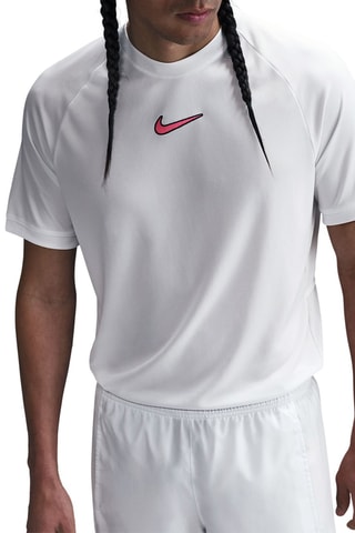 Short slim de football - Blanc et rose - Nike