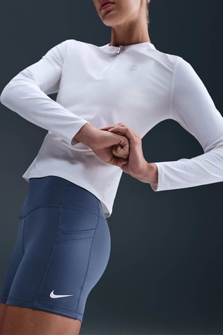 Short de tennis taille haute NikeCourt - Bleu cobalt