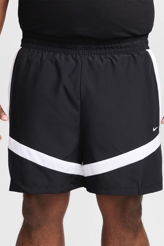 Short ample de basketball Icon - Noir et blanc