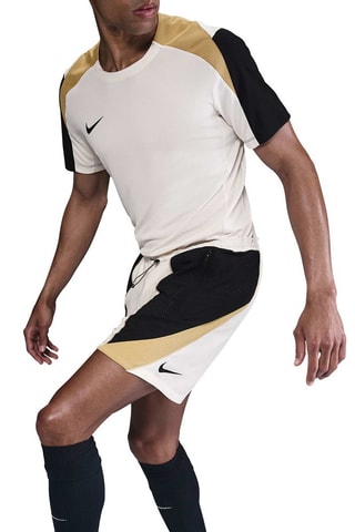 Short de football Strike+ - Ivoire