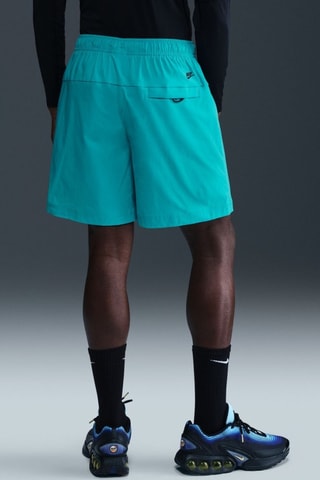 Short Tech - Turquoise et noir