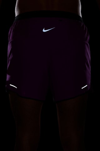 Short de running Stride - Fuchsia et bleu cobalt