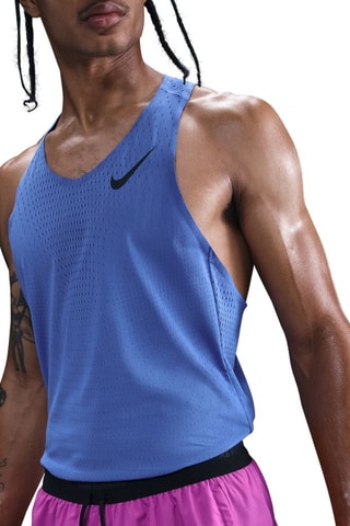 Short de running Stride - Fuchsia et bleu cobalt