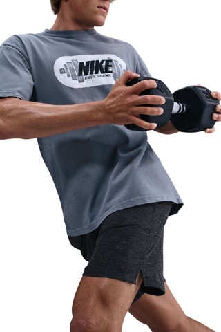 Short de fitness Unlimited - Noir chiné