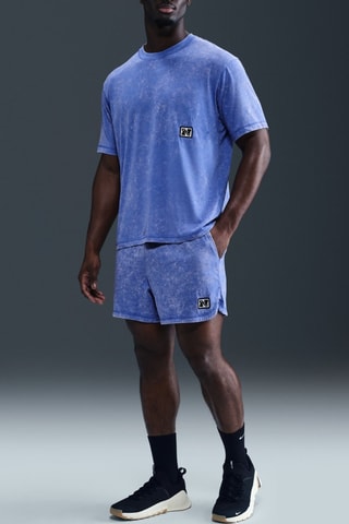 Short de fitness Nike Gym Héritage - Bleu clair