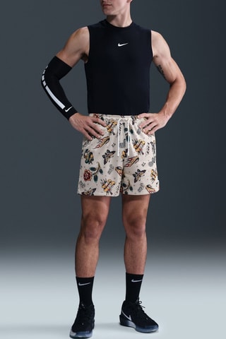 Short de basketball Nike Practice Mesh - Marron clair