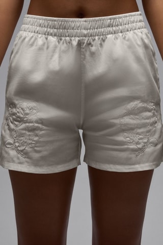 Short taille haute Flight - Blanc