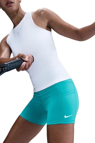 Panty de tennis taille haute Nike Court - Turquoise