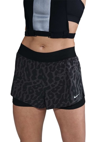 Short de running 2-en-1 Swift - Noir